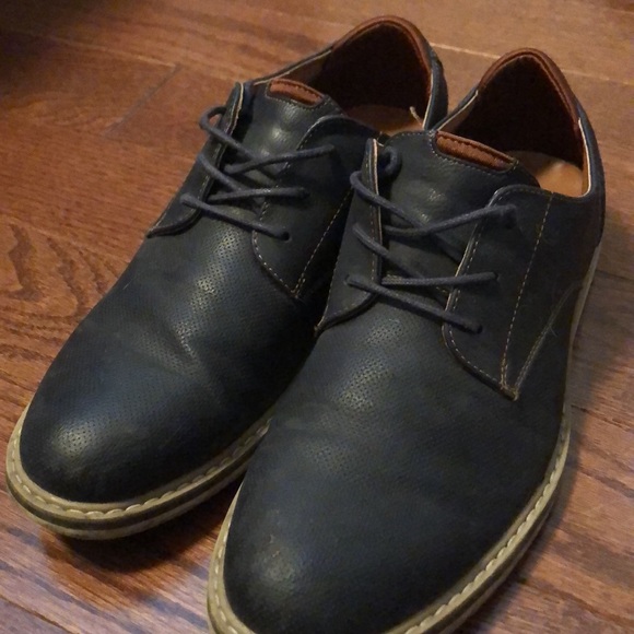 Navy Dress Shoes - Picture 2 of 2